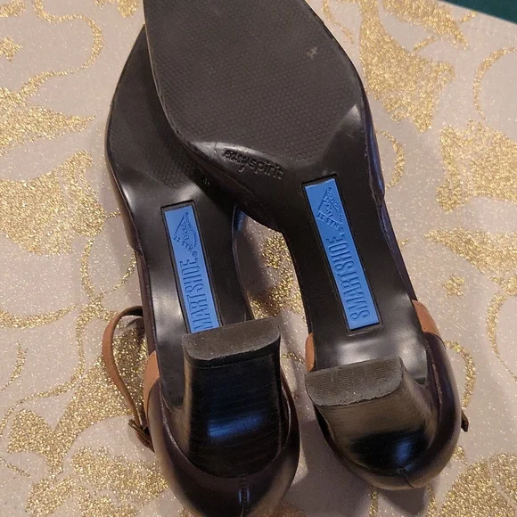 Easy Spirit Smart Shoe Sexy Ankle Straps Heels sz 6.5 Office Business - Picture 5 of 9